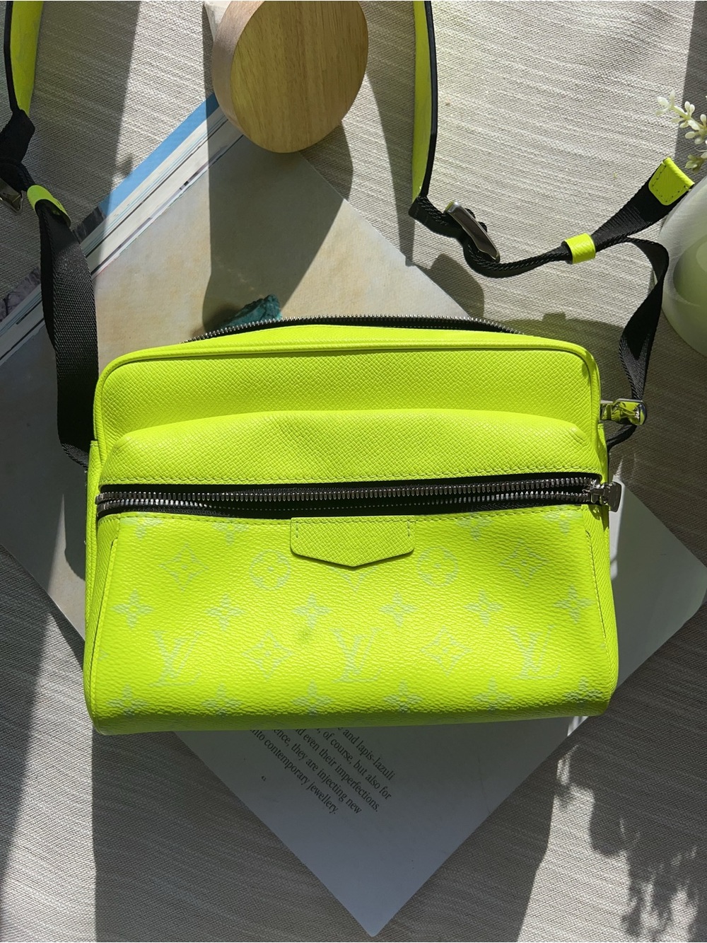 Louis Vuitton Taigarama Outdoor Messenger Yellow